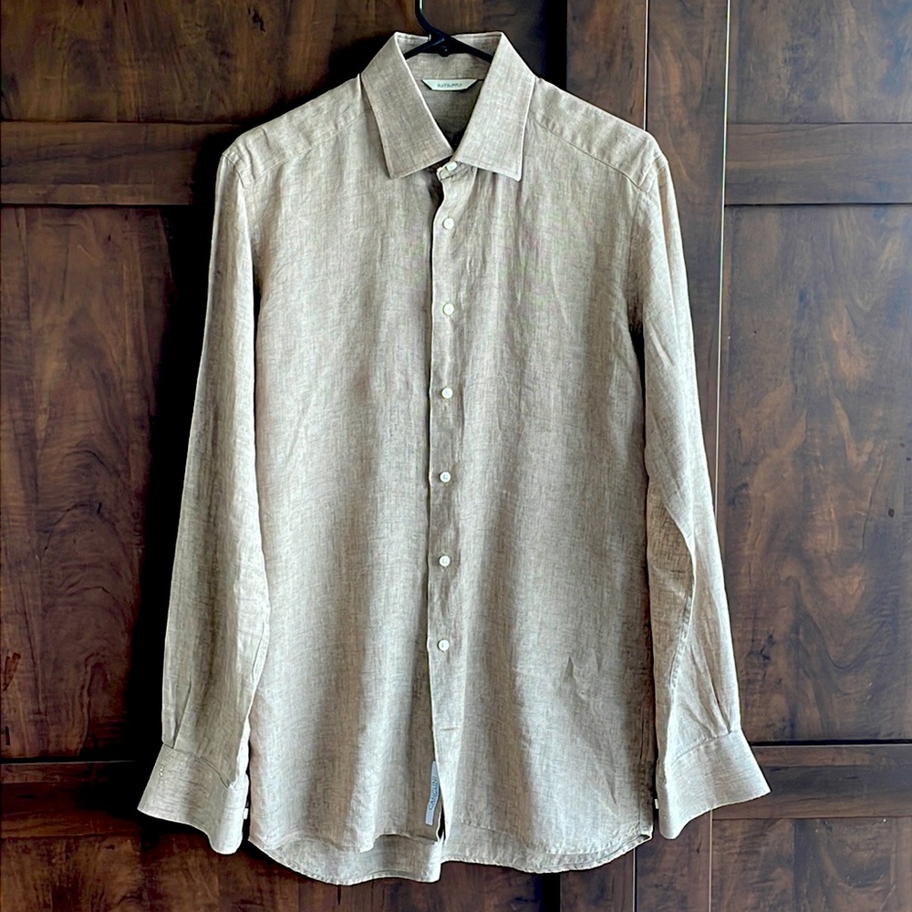 Suitsupply linen shirt gently used
